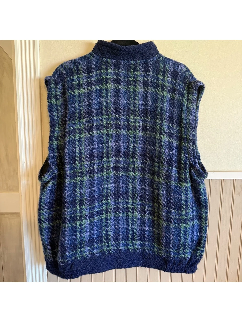 Vintage Boyne Valley Weavers Ireland Rare Convertible Wool Jacket Large